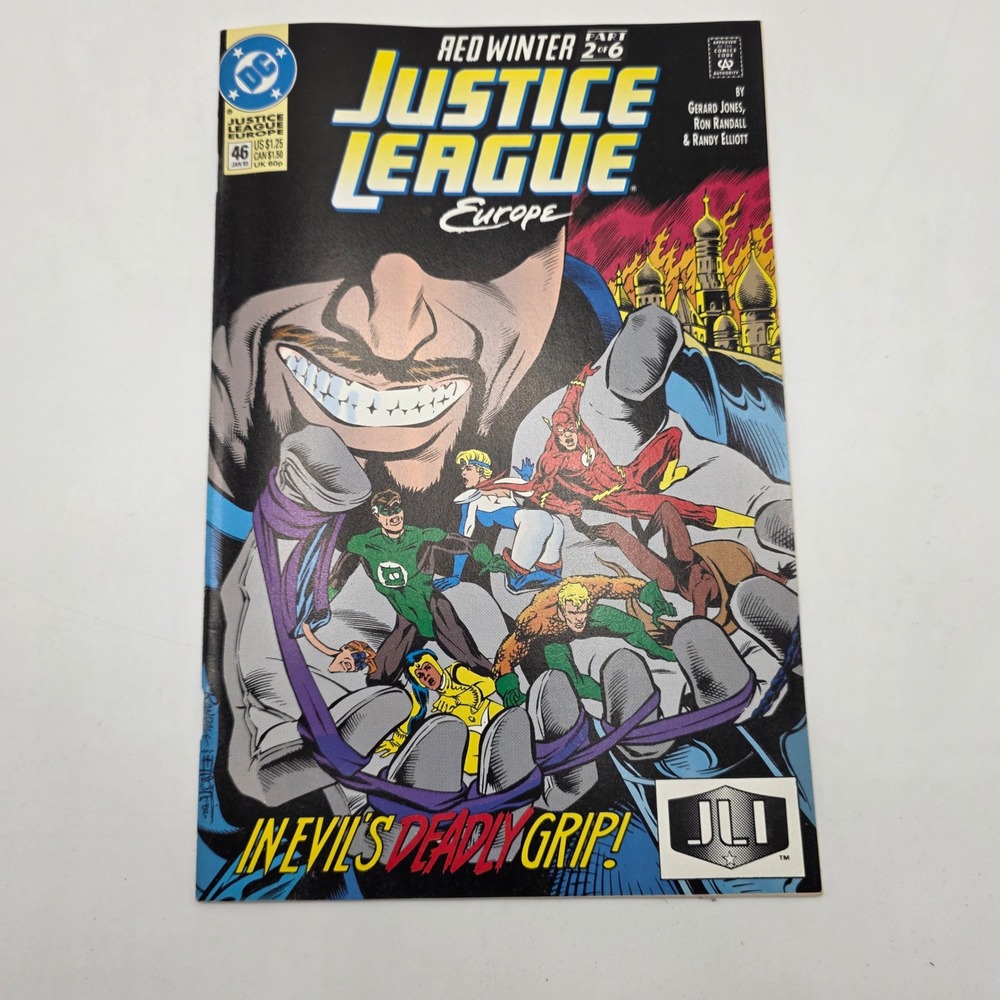 DC Justice League Europe 46 Red Winter Part 2 Flash Green Lantern Aquaman 1993